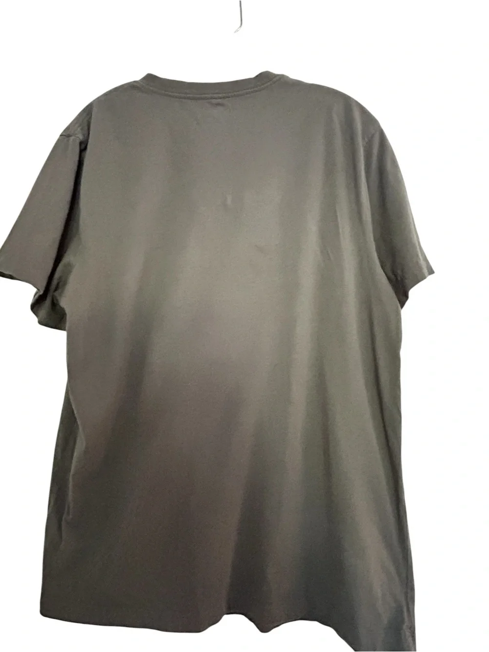 J. Crew Men's Suede Jersey Henley Short Sleeve Gray Crewneck SZ L EUC Casual